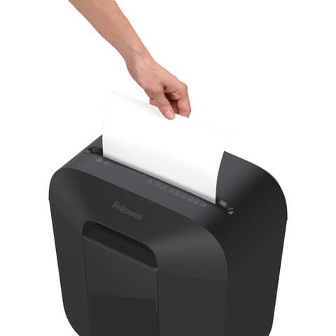 Distruggidocumenti uso personale LX25 - P-4 - 11,5 L - taglio a frammenti 4x37 mm Fellowes Powershred® nero - 4170501